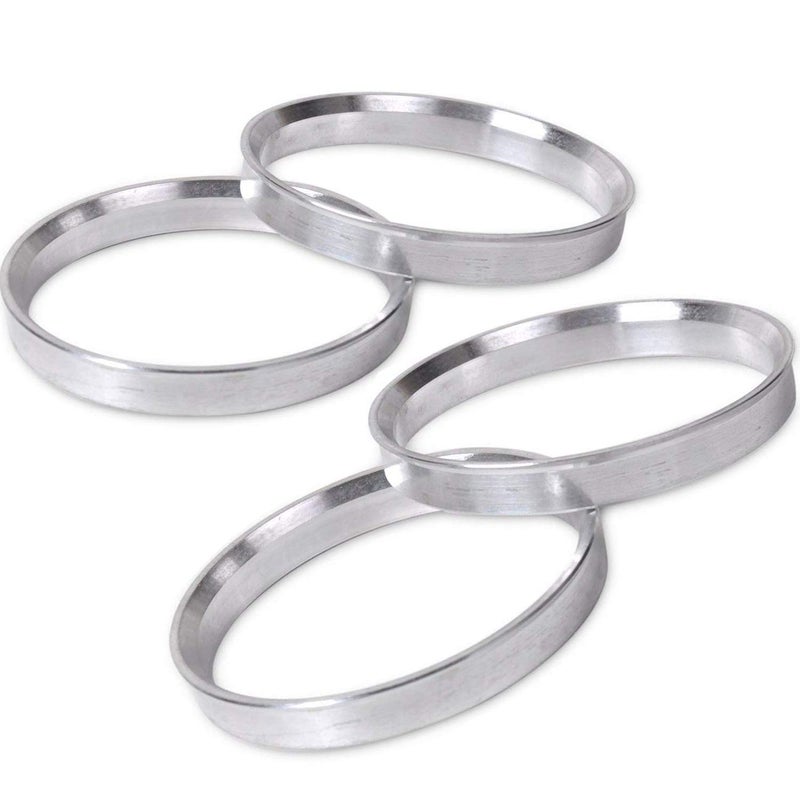 ZHTEAPR 4pcs Wheel Hub Centric Rings 71.5 to 78.1 OD=78.1mm ID=71.5mm Aluminium Alloy Wheel Hubrings 78.1 to 71.5